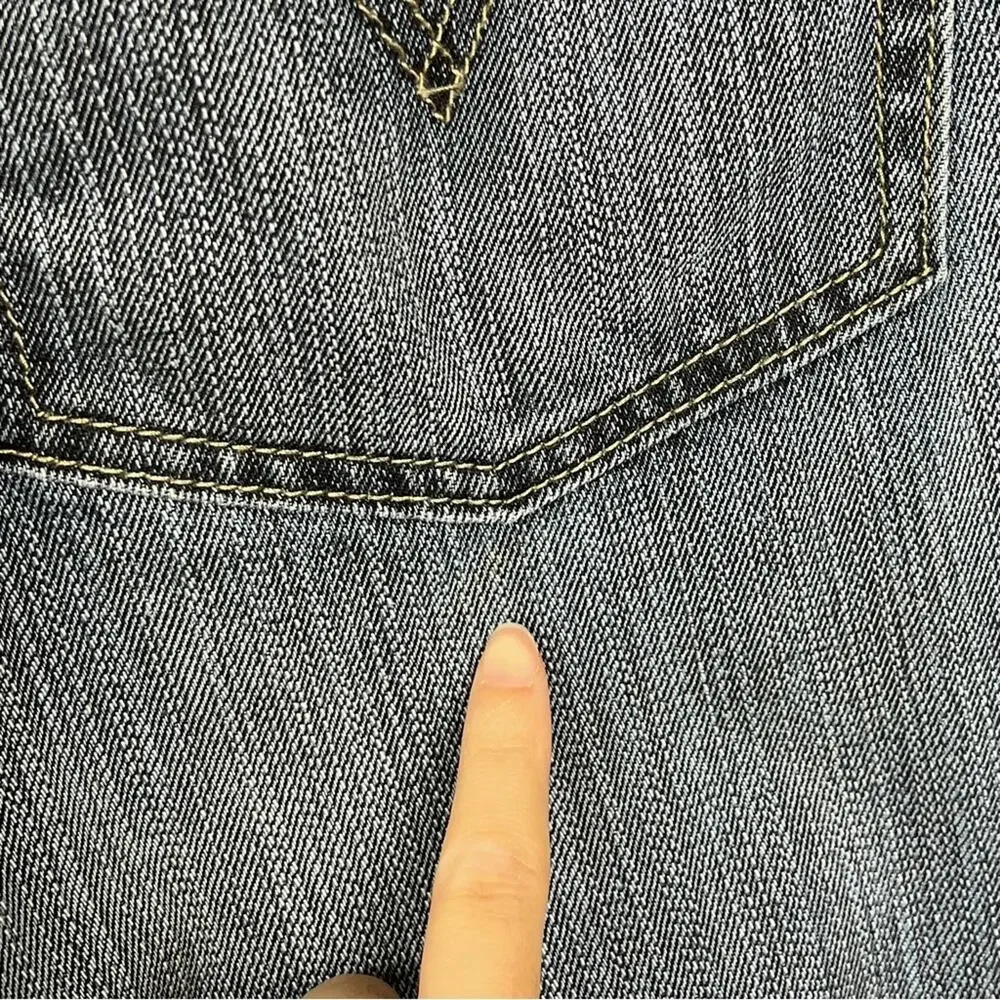 Levi’s 569 Loose Straight Jeans 36x32 Vintage Wash 2011 Stained Thrashed